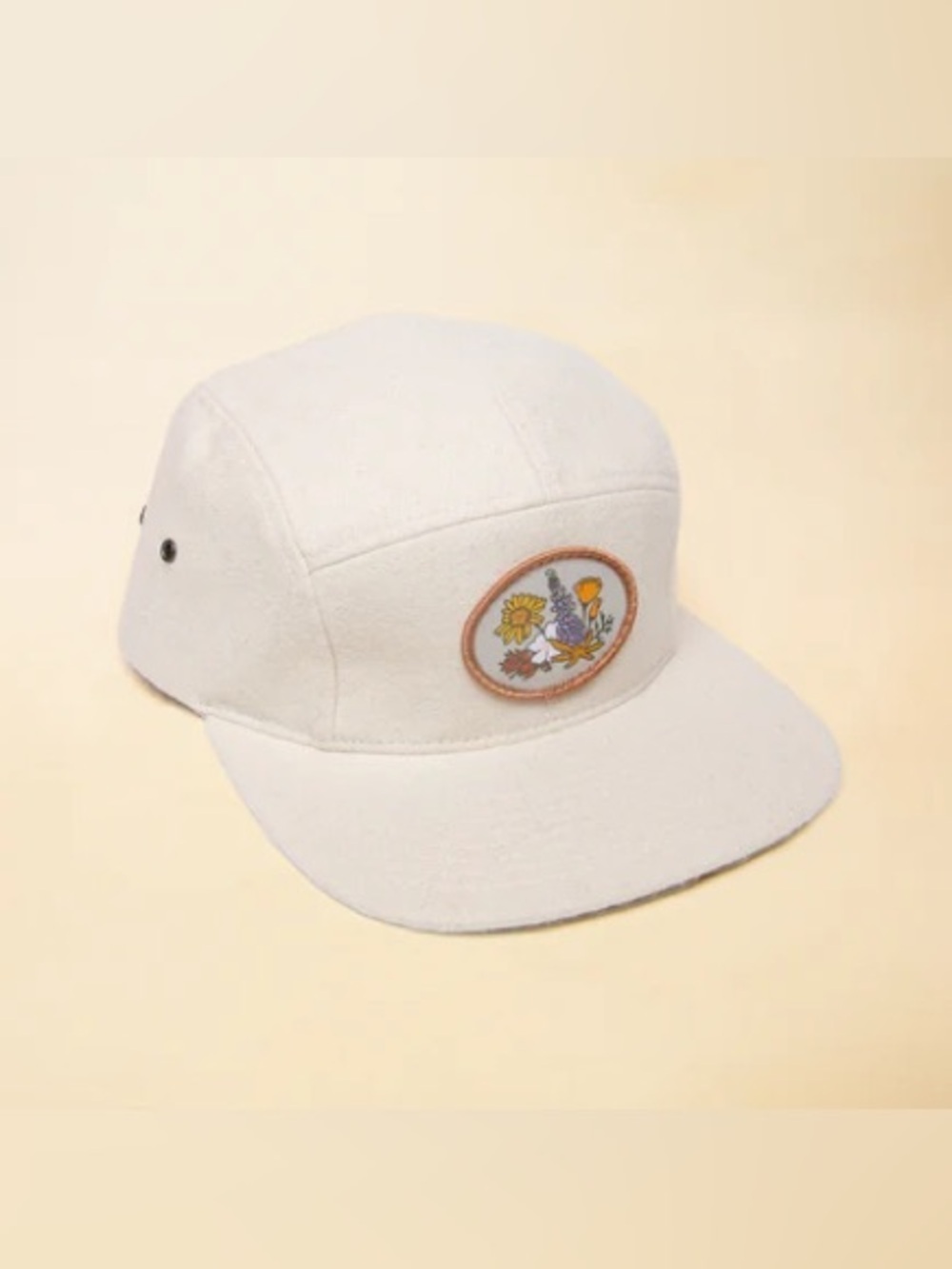 You Know
Grow Wildflowers Hat in Oatmeal/Ivory Color Adjustable Leather Strap